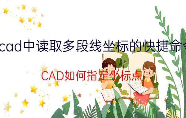 cad中读取多段线坐标的快捷命令 CAD如何指定坐标点？